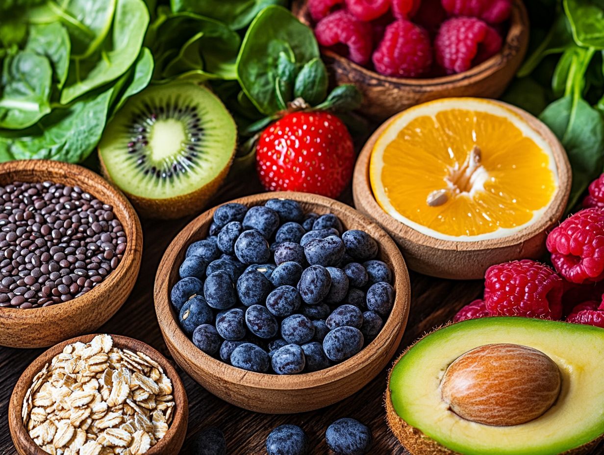 What are the benefits of adding high-fiber foods to my diet?