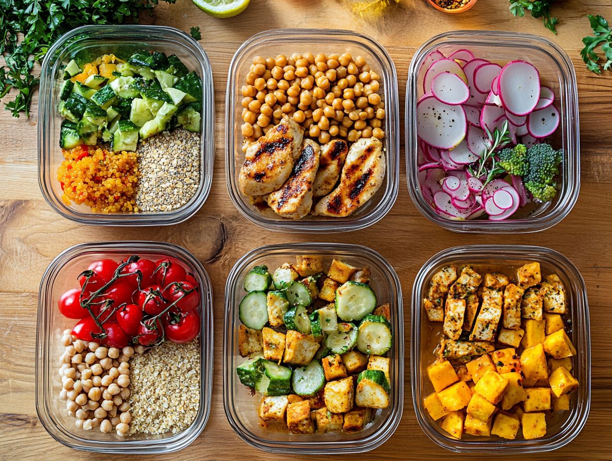 Colorful and healthy Tofu and Veggie Curry meal