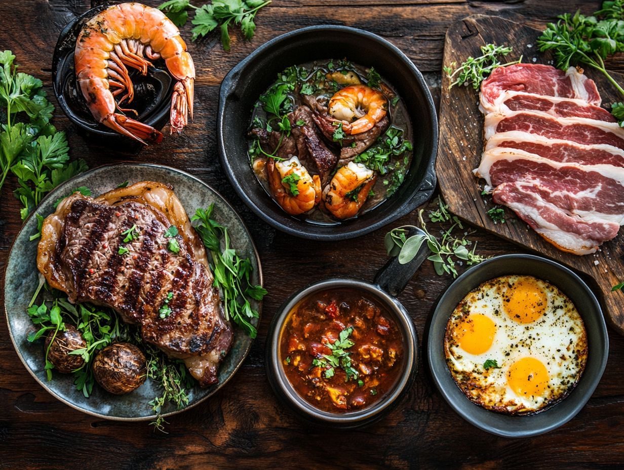 Delicious carnivore diet meal options