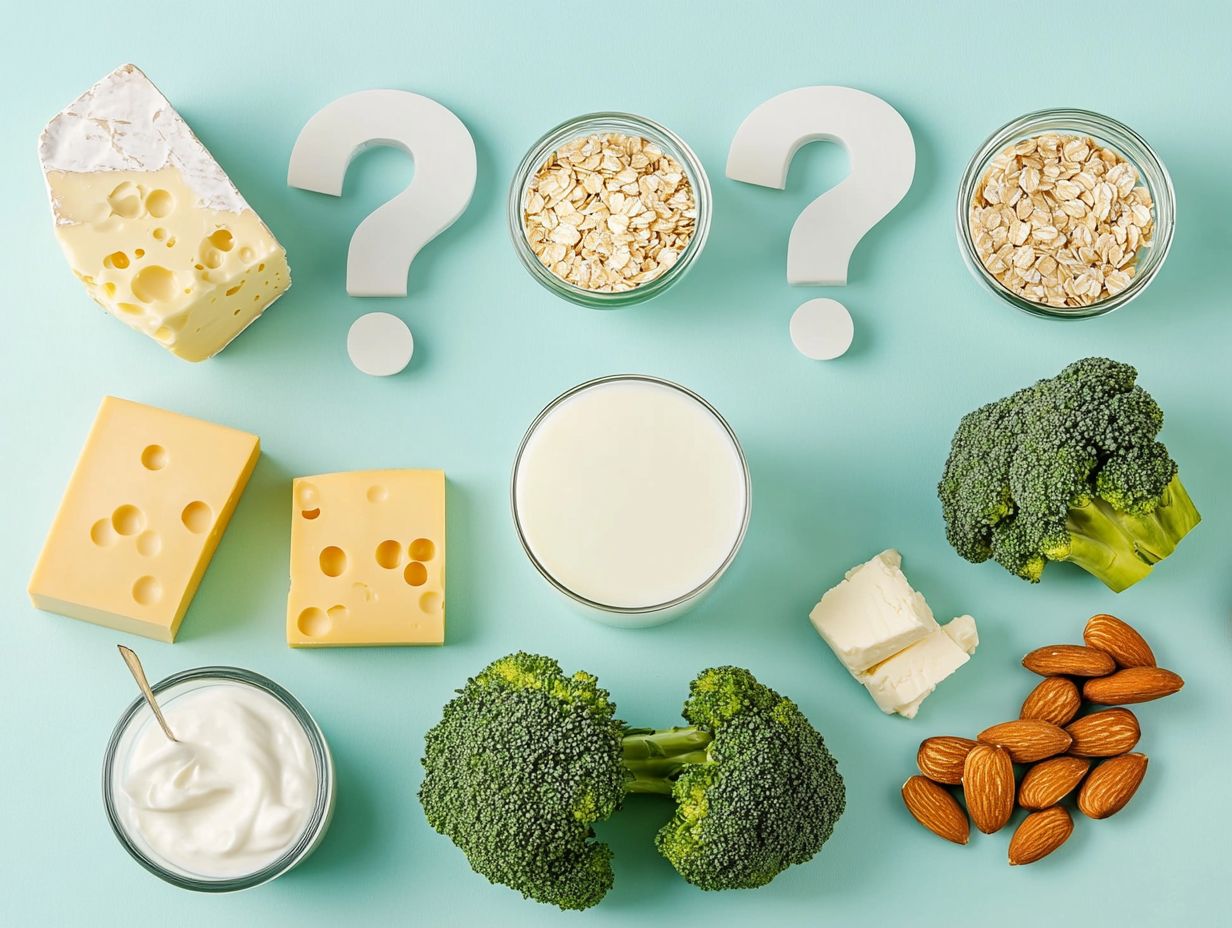 Frequently Asked Questions about calcium intake