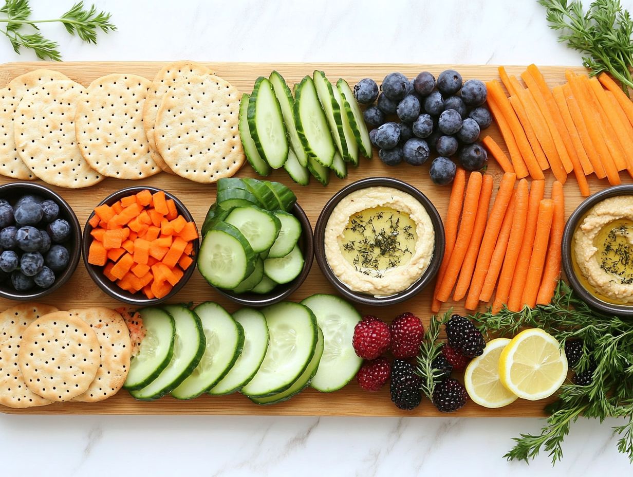 What are the top 5 quick snacks that align with dietary guidelines?