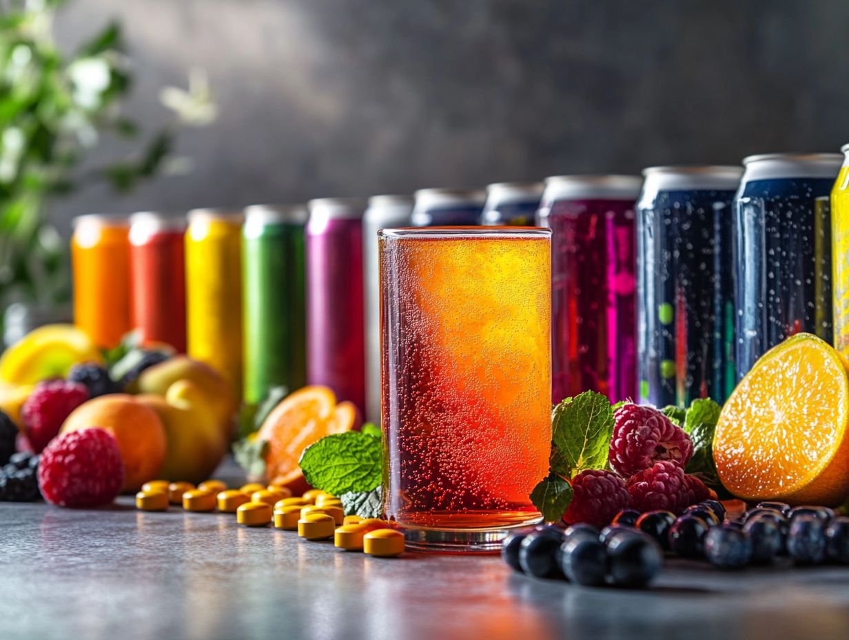 Common Vitamins Found in Energy Drinks