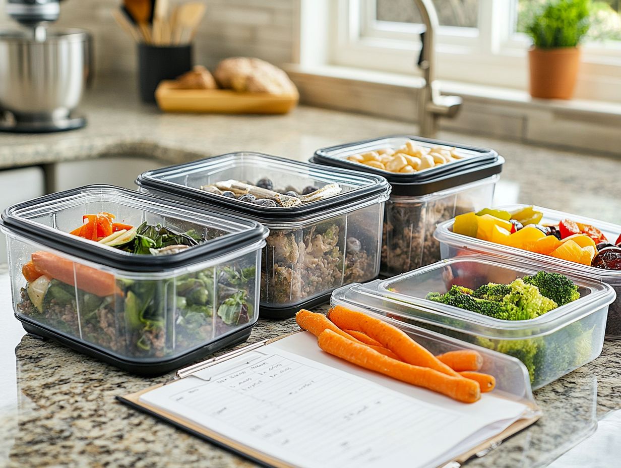 How does meal planning help with portion control?