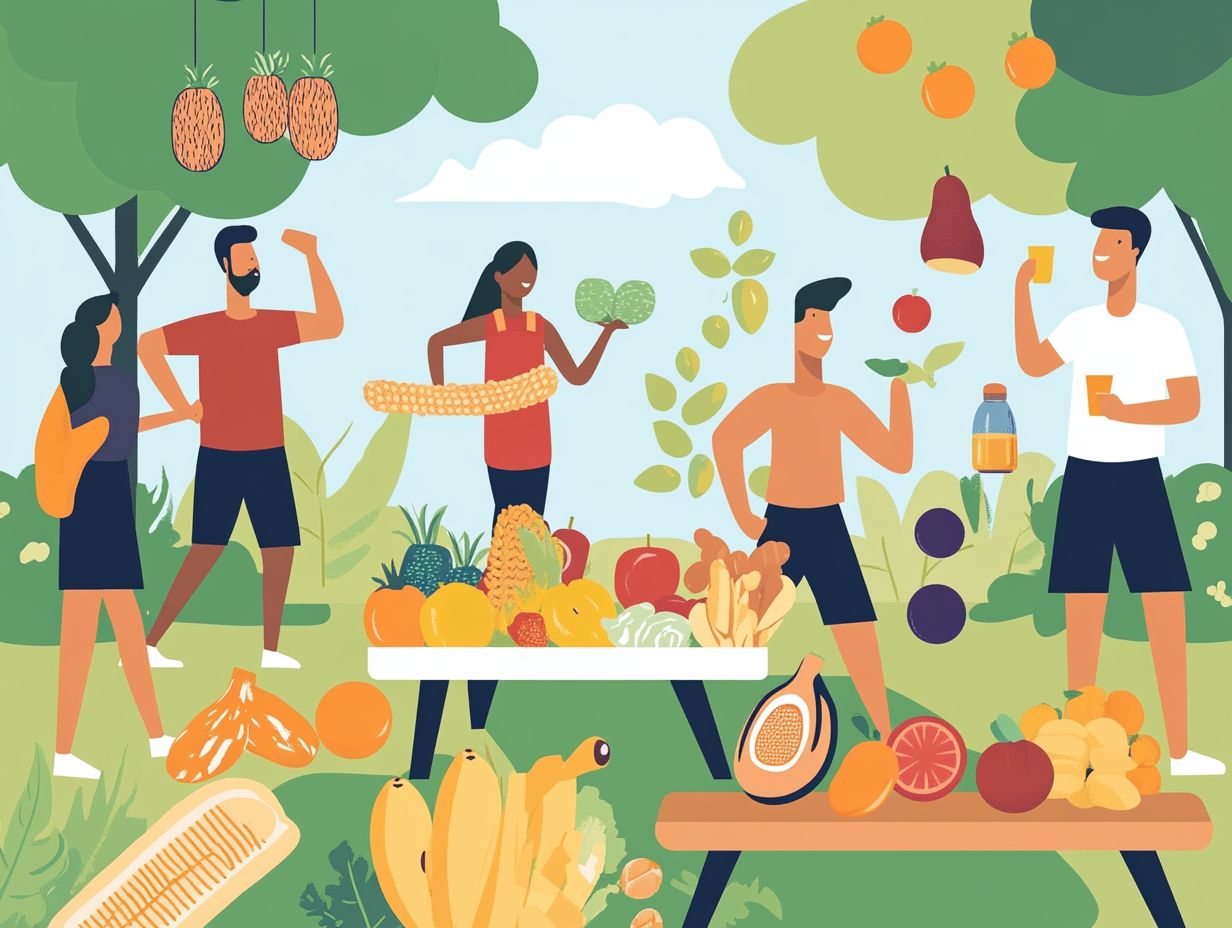 How does physical activity impact dietary guidelines?