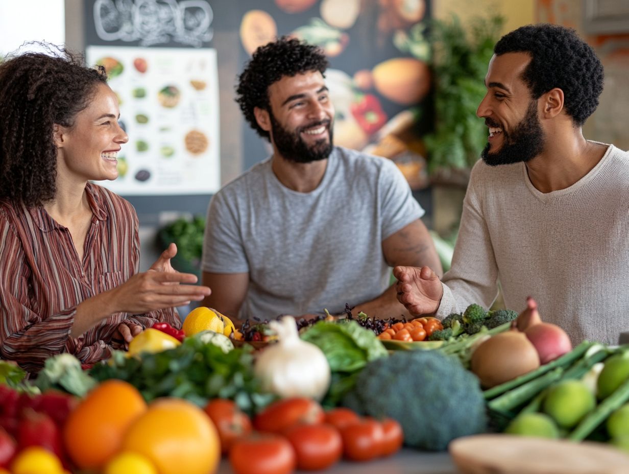 Infographic showing the impact of dietary guidelines on public health