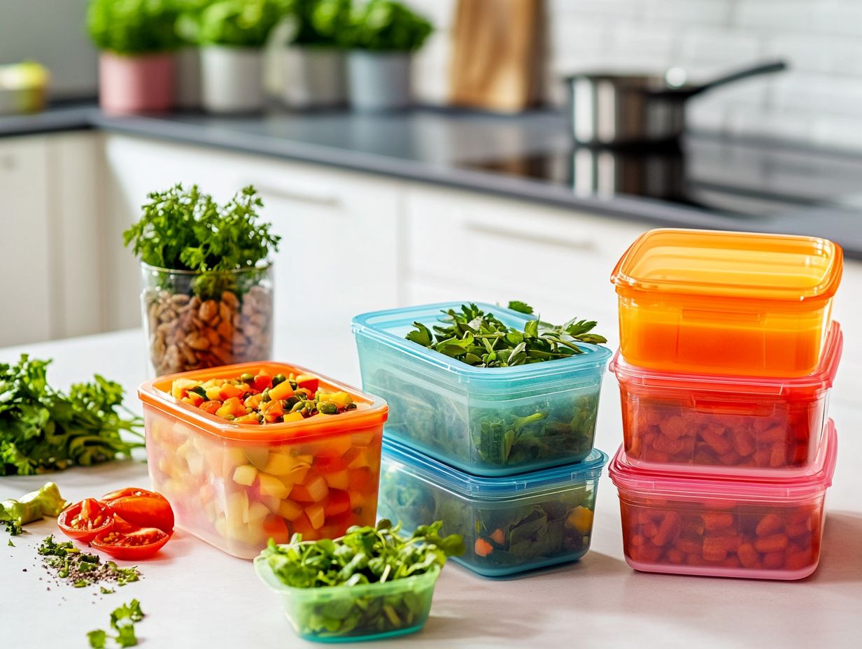 How does prepping meals save time?