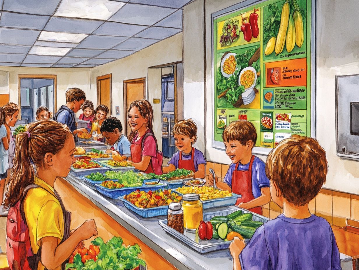 Illustration of the Current Dietary Guidelines and Their Impact on School Meals