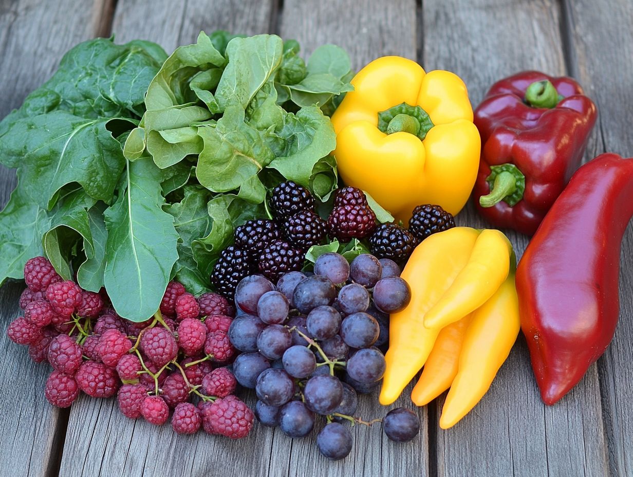 A variety of phytochemicals found in fruits and vegetables