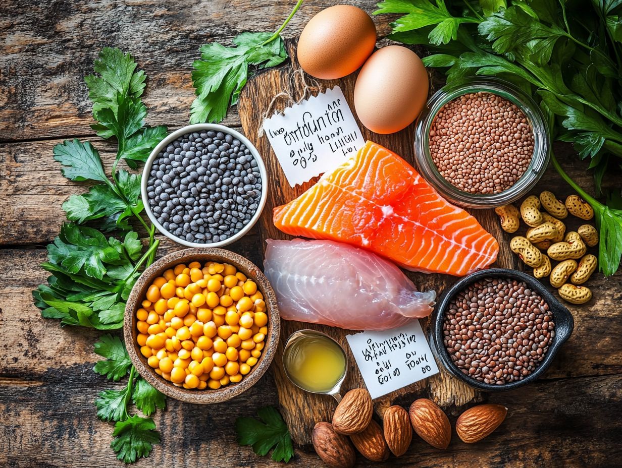 Visual guide to complete vs incomplete protein sources